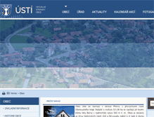 Tablet Screenshot of obec-usti.cz